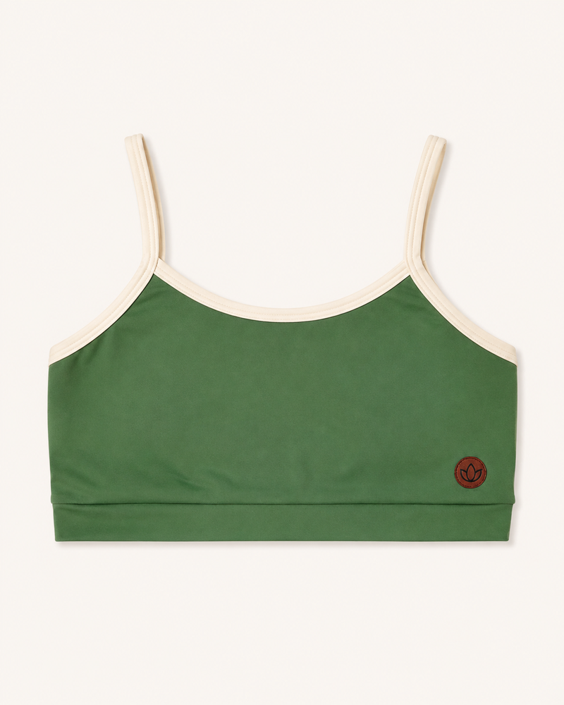 Cropped - Off e Verde - Valoir sport